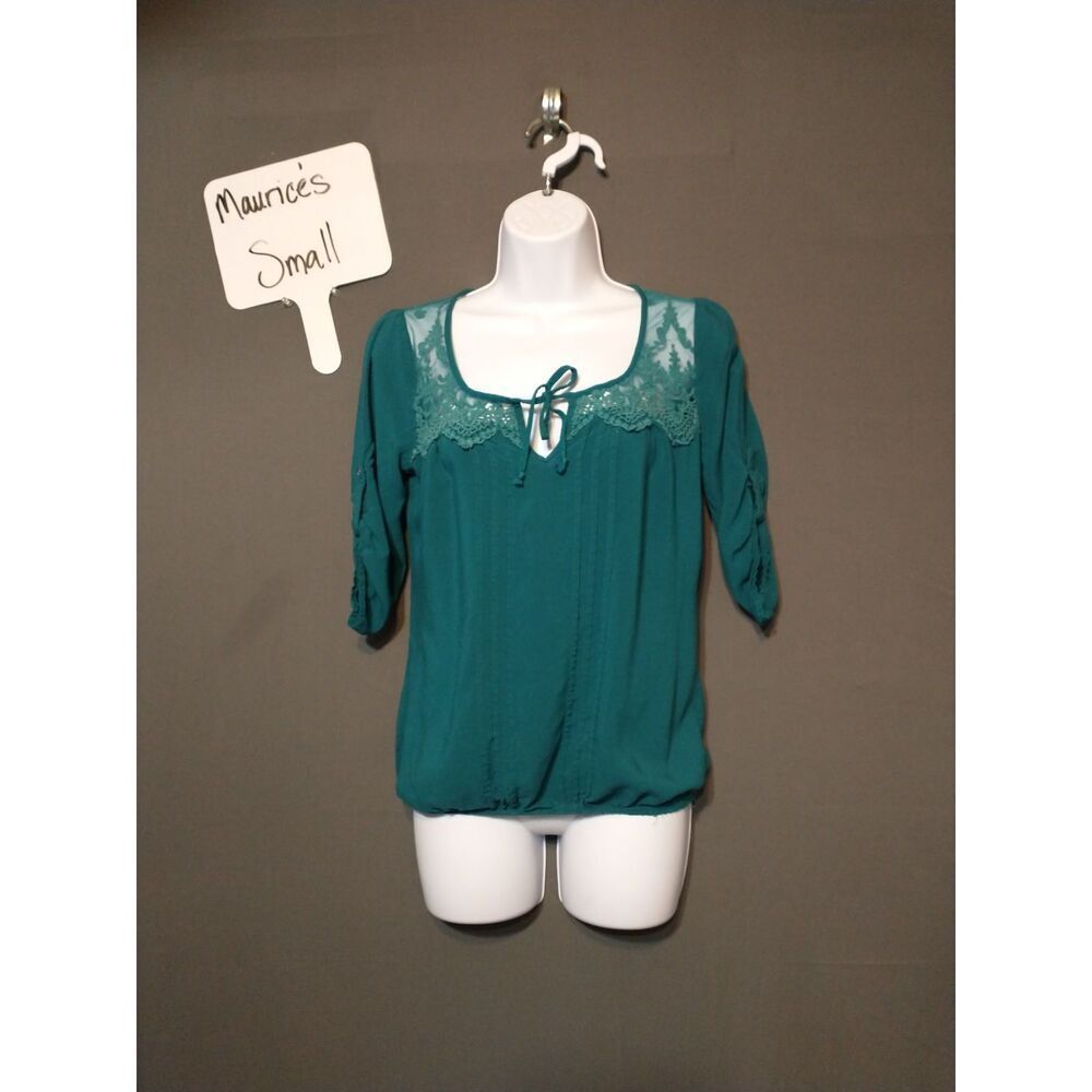 Maurices loose lace-shouldered top small